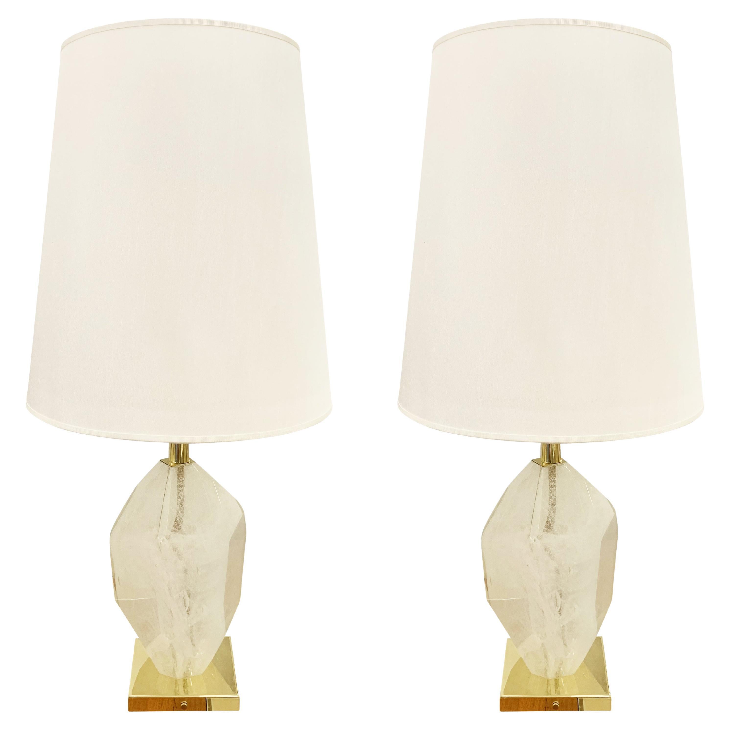 Murano Glass Crystal Table Lamps