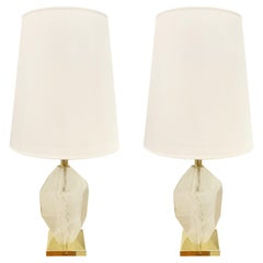 Murano Glass Crystal Table Lamps