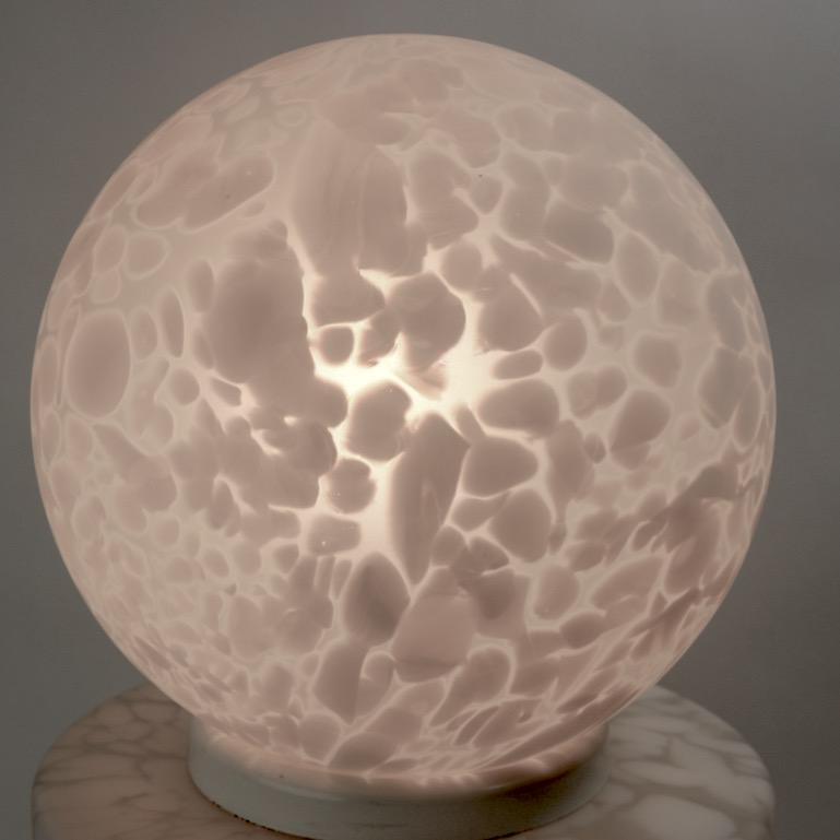 Murano Glass Cumulus Pawn Lamp by Mazzega attributed to Carlo Nason 3