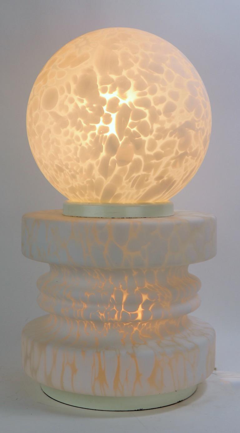 Murano Glass Cumulus Pawn Lamp by Mazzega attributed to Carlo Nason 5
