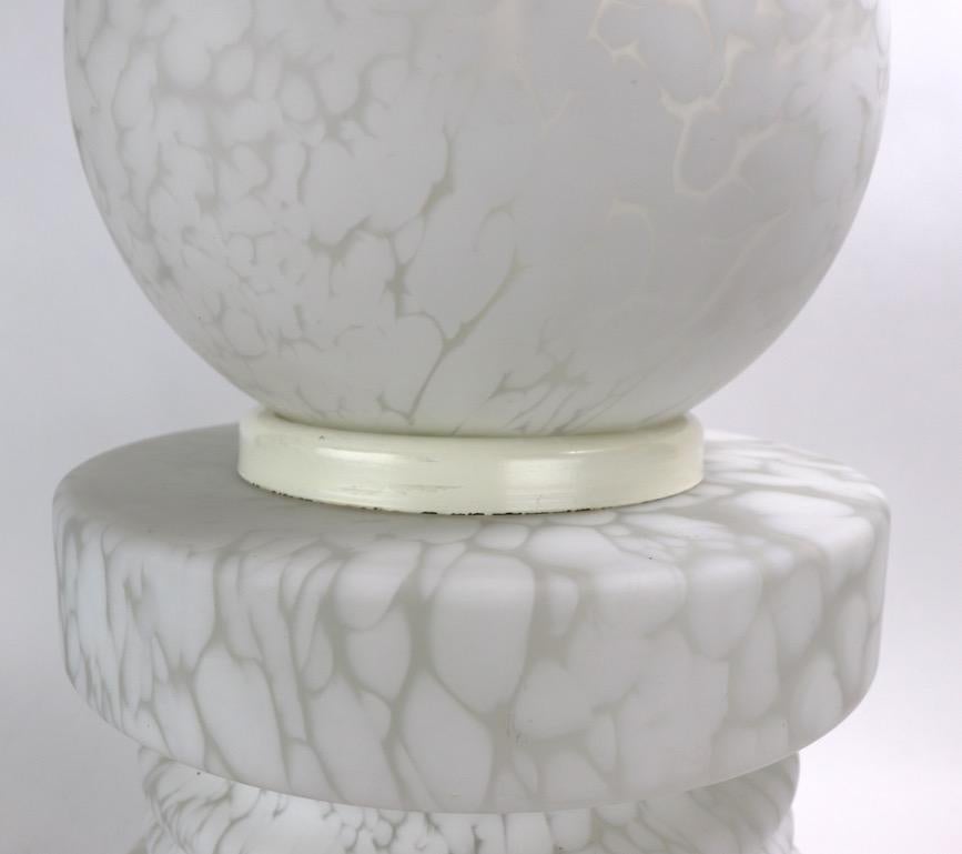 Post-Modern Murano Glass Cumulus Pawn Lamp by Mazzega attributed to Carlo Nason