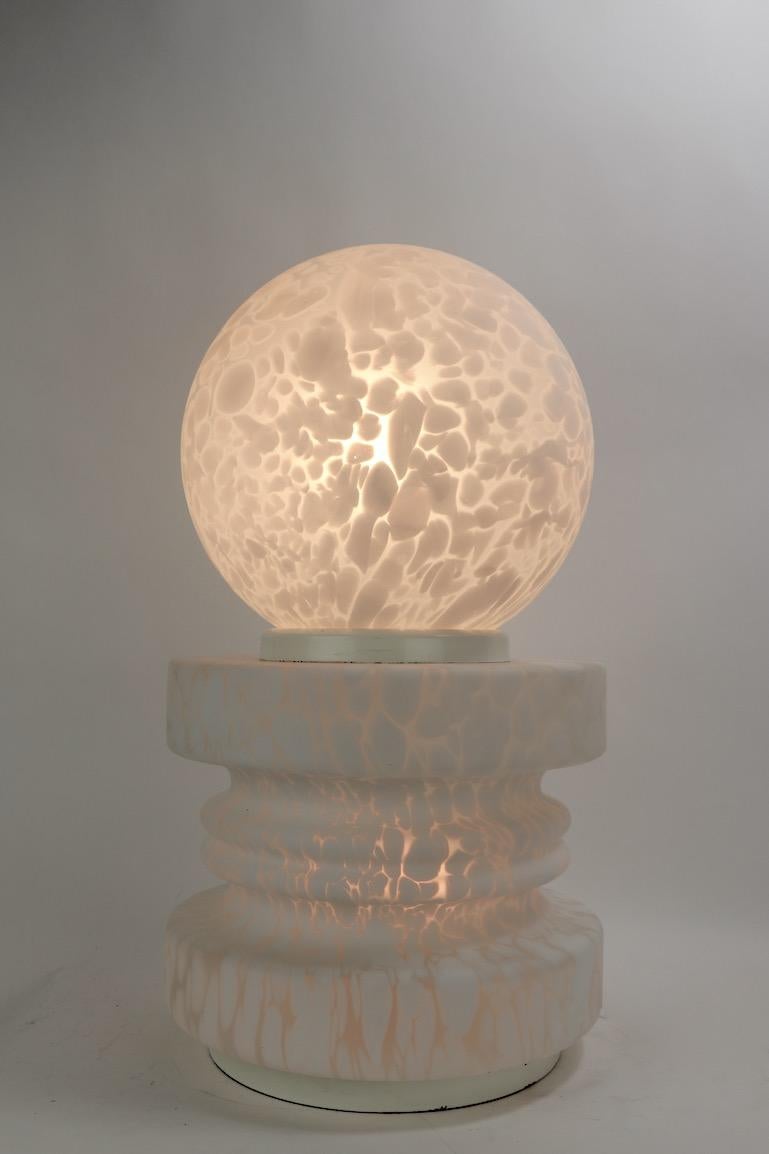 Murano Glass Cumulus Pawn Lamp by Mazzega attributed to Carlo Nason 2