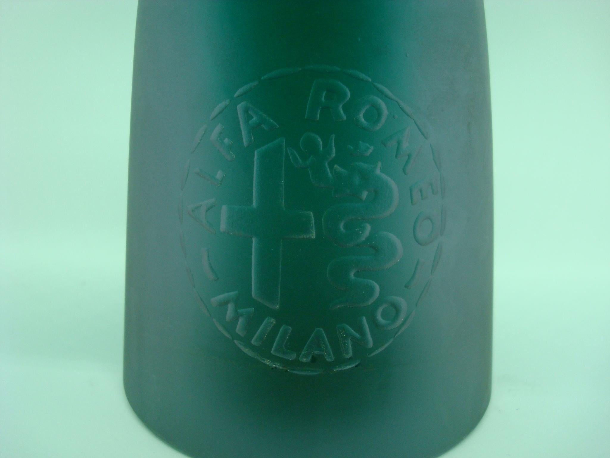 Italienische Vase aus Muranoglas Alfa Romeo von Flavio Poli für Seguso (Moderne der Mitte des Jahrhunderts) im Angebot