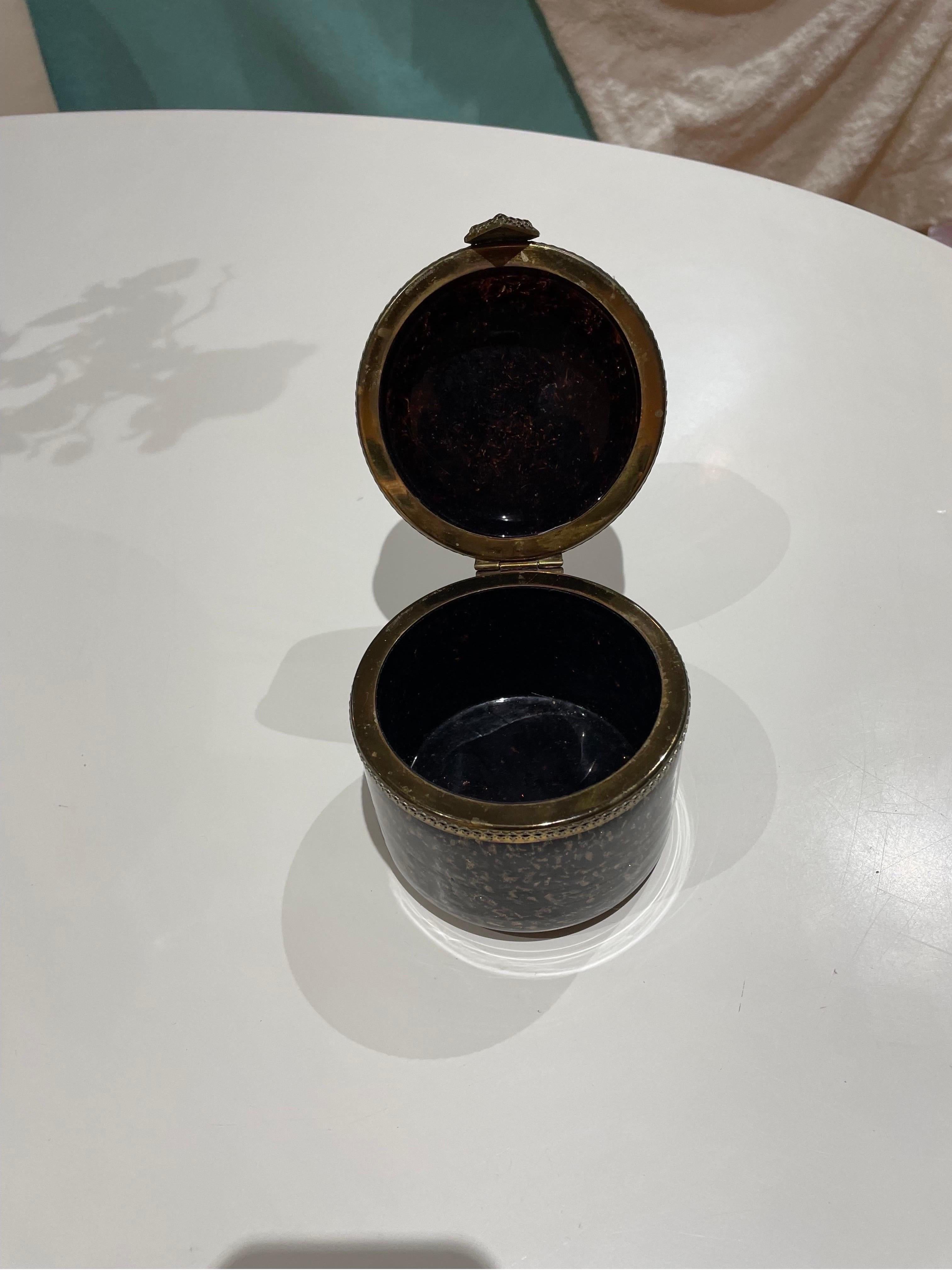 20ième siècle Boîte à cylindres verre de Murano en vente