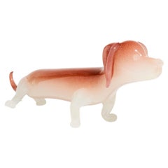 Murano Glass Dachshund Decanter