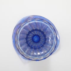 Dekorative Vase aus Murano-Glas im Design der 1950er Jahre