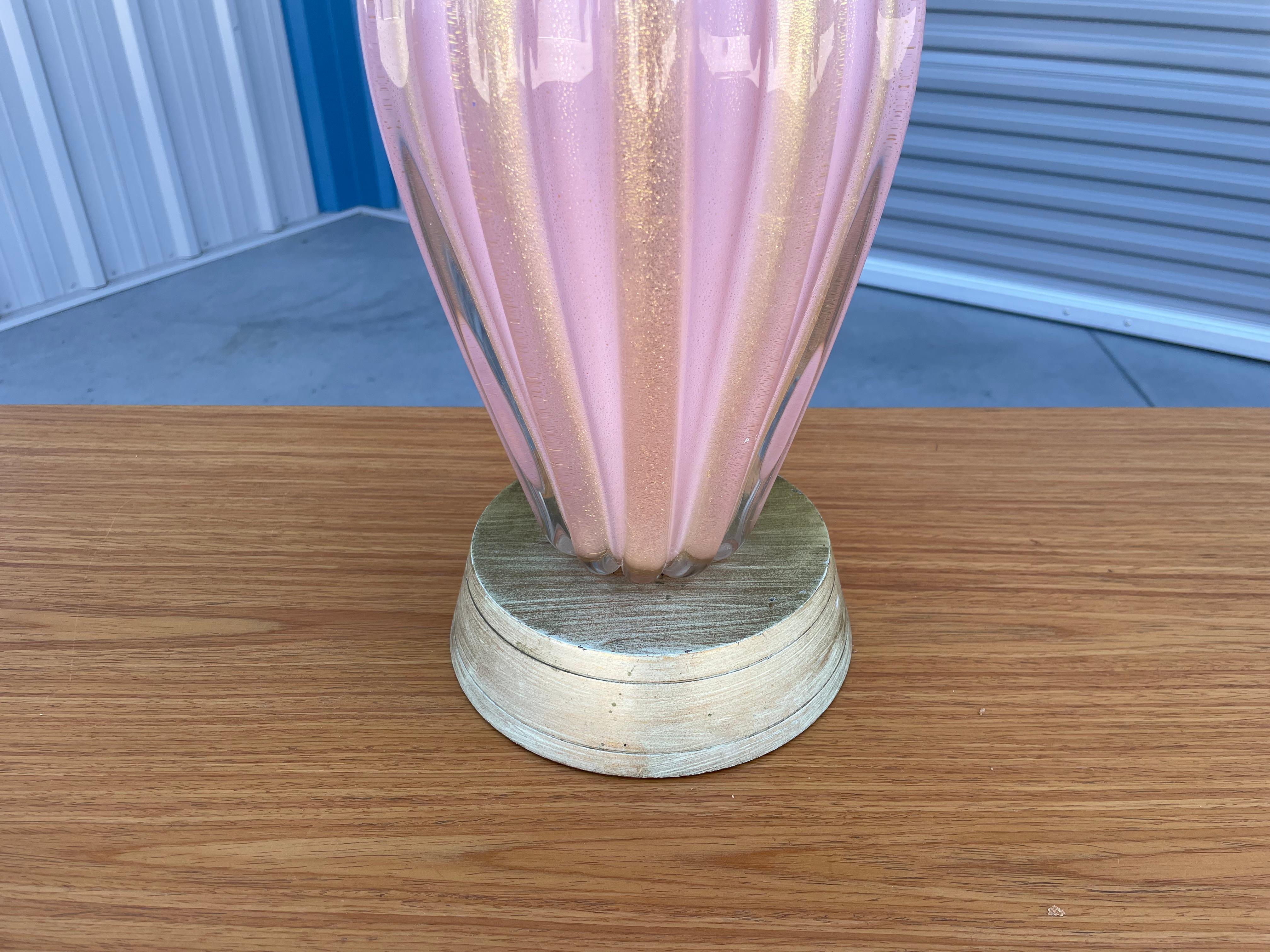 Murano Glass Desk Lamp For Sale 4
