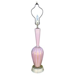 Lámpara de escritorio de cristal de Murano
