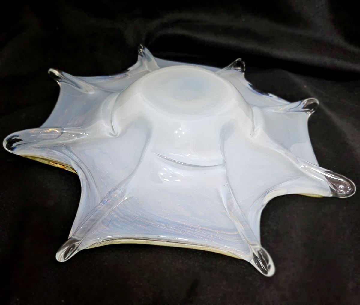 Plato de cristal de Murano, famoso diseño 