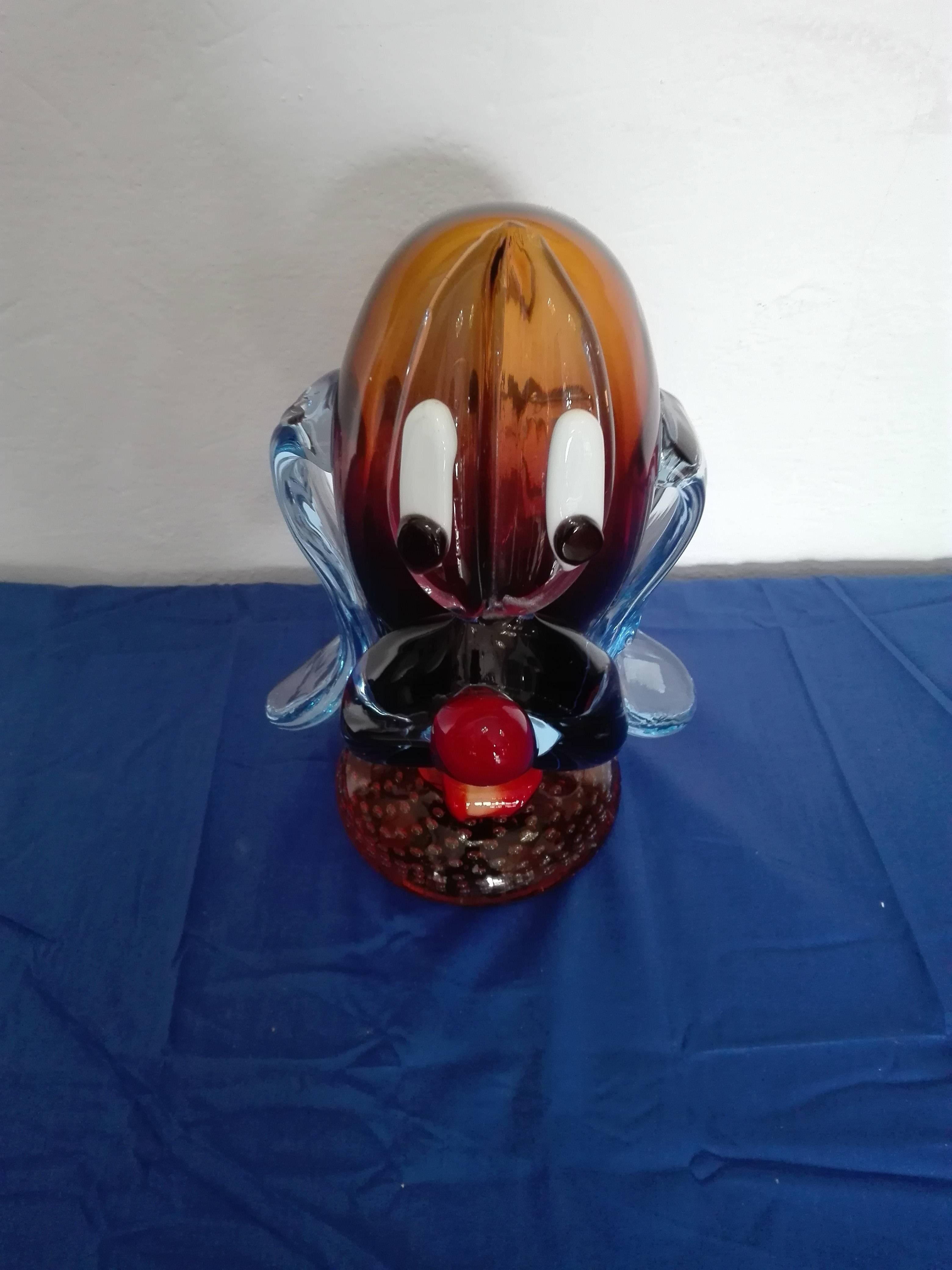 Murano Glass Dog Head 2