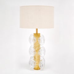 Mid-Century Modern Style Table Lamps, Brass and Murano Glass, Italy, 2024