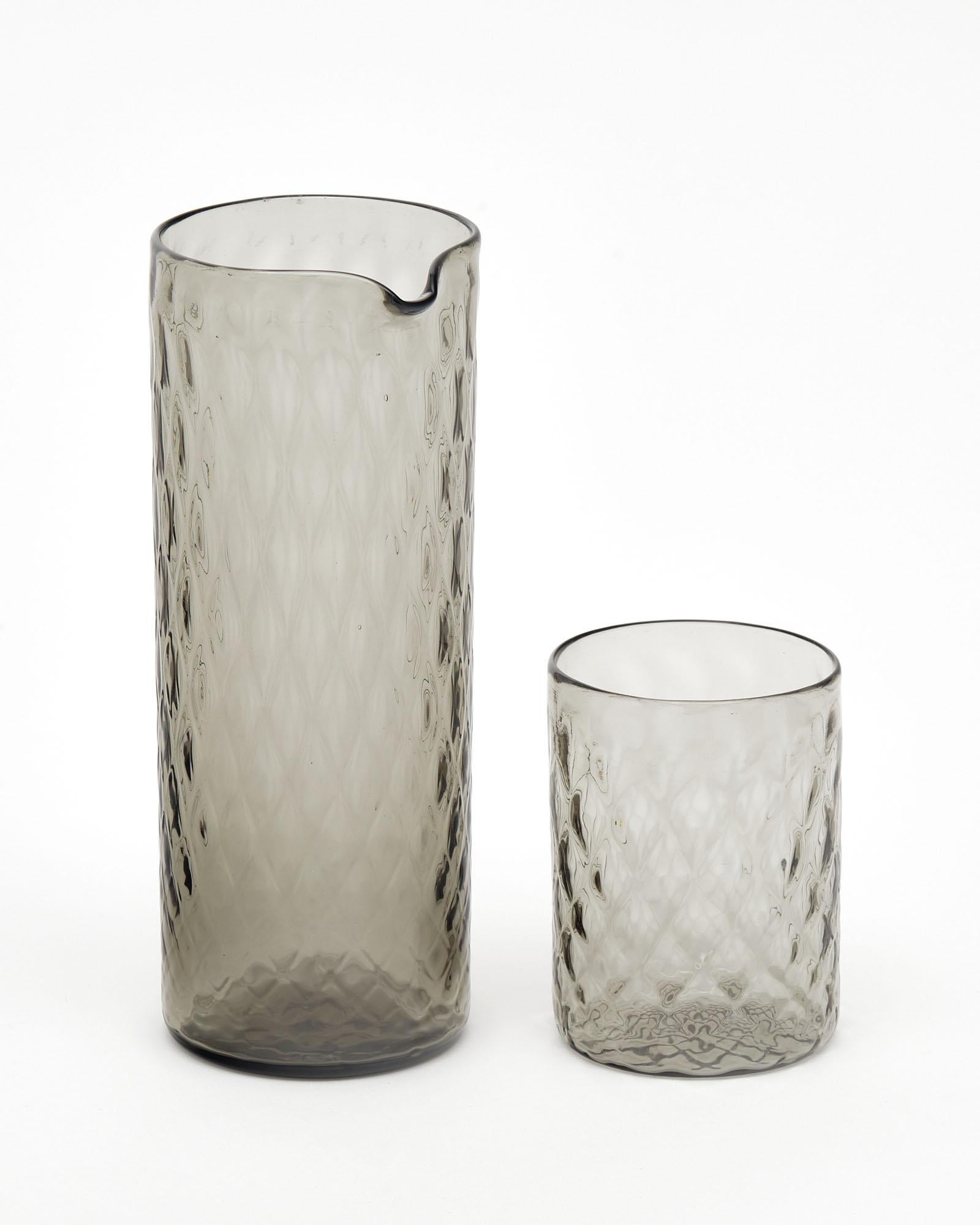 Italian Murano Glass Drinking Set For Sale