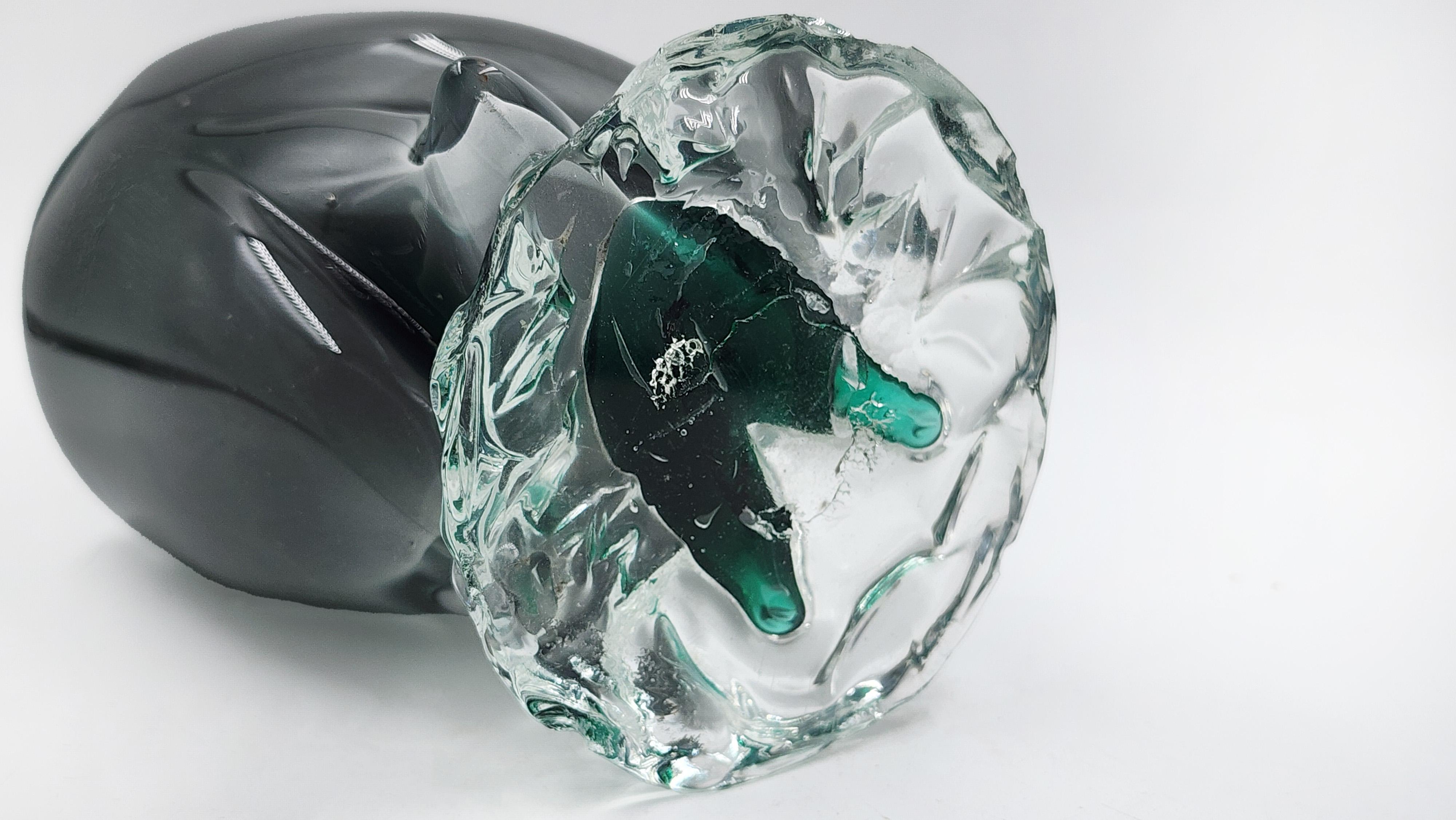 Vetro artistico Anatra in vetro di Murano di Alfredo Barbini, anni '50 in vendita