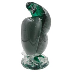 Anatra in vetro di Murano di Alfredo Barbini, anni '50