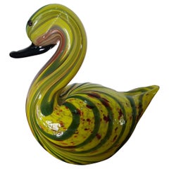 Retro Murano Glass Duck