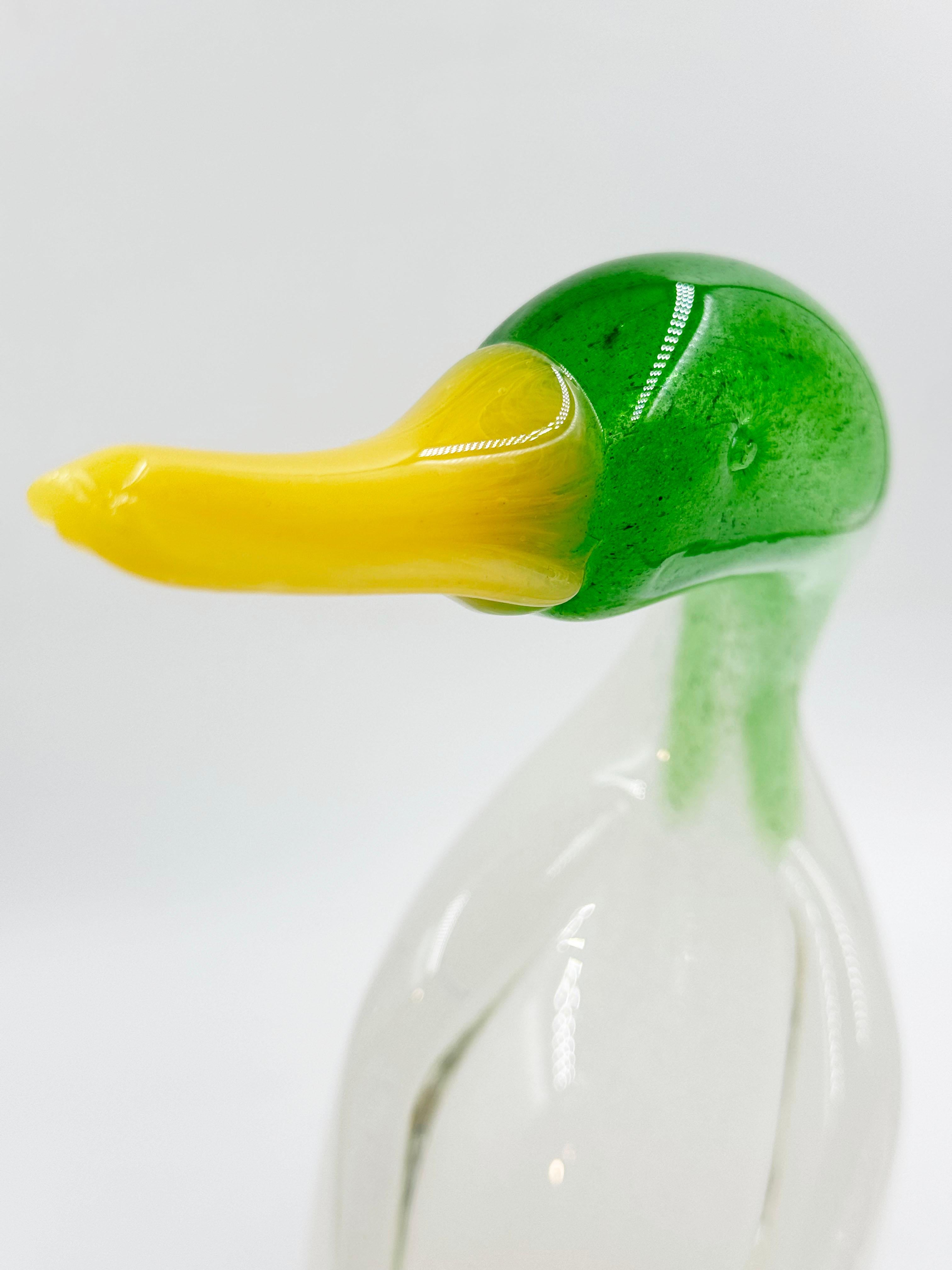 italien Canard en verre Murano Murano Italie Vintage 1950s en vente
