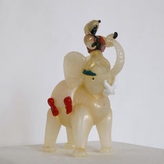 Murano Glass Elephant in the style of Ercole Barovier
