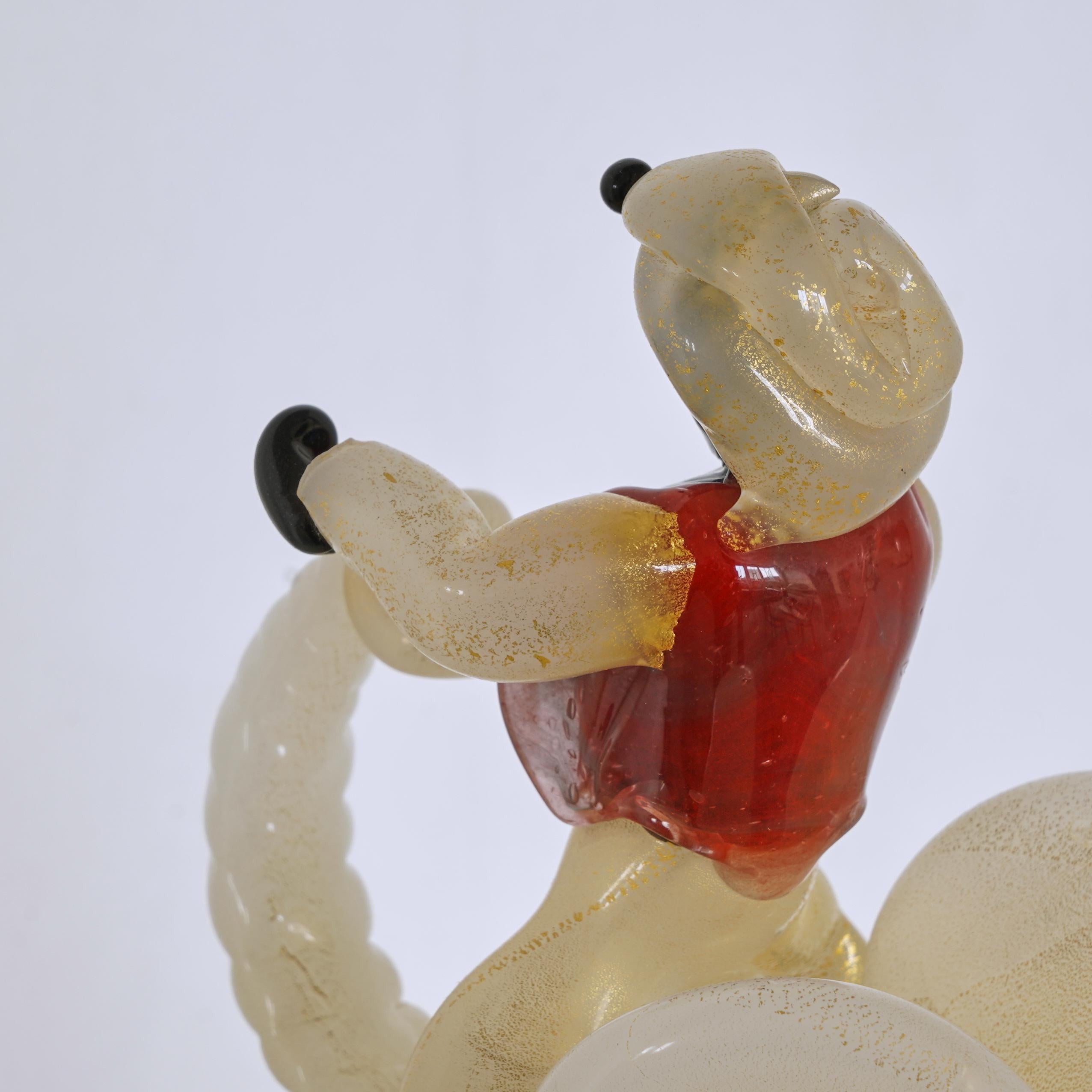 Murano Glass Elephant in the style of Ercole Barovier 1