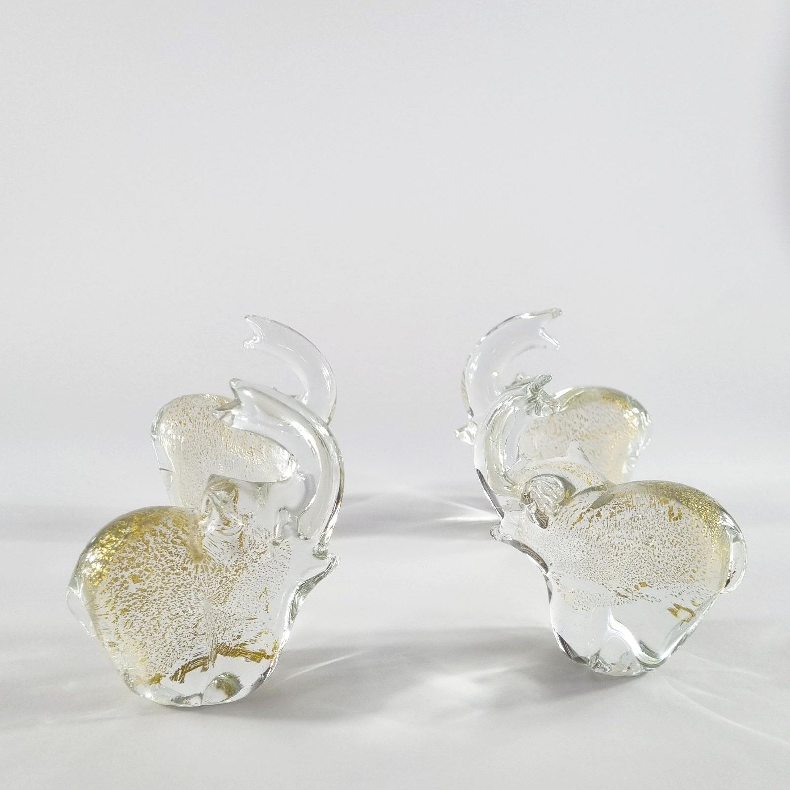 Murano Glass Elephant Paperweight by Studio Pino Signoretto, Italy 60s, Set of 4 im Angebot 3