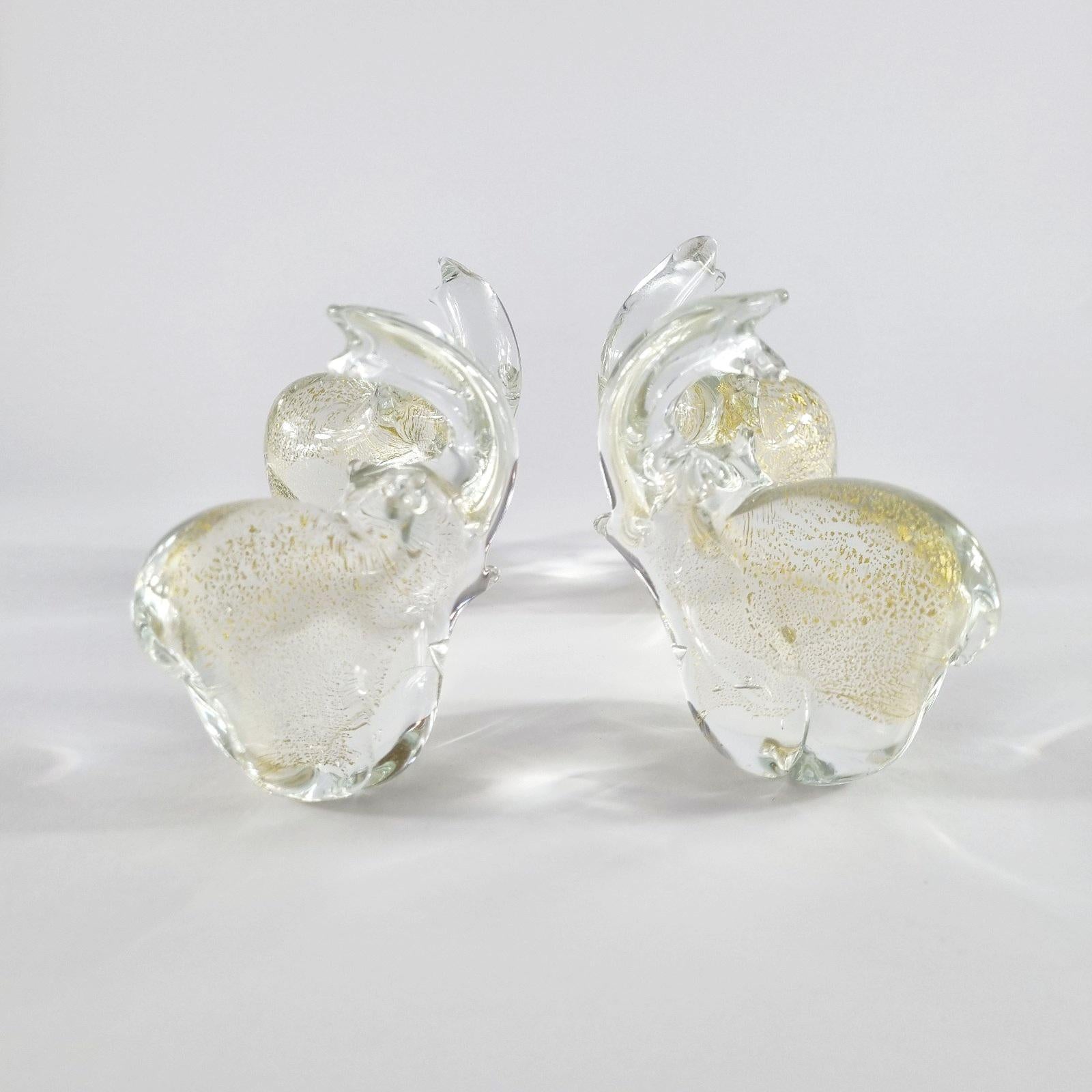 Murano Glass Elephant Paperweight by Studio Pino Signoretto, Italy 60s, Set of 4 (Italienisch) im Angebot