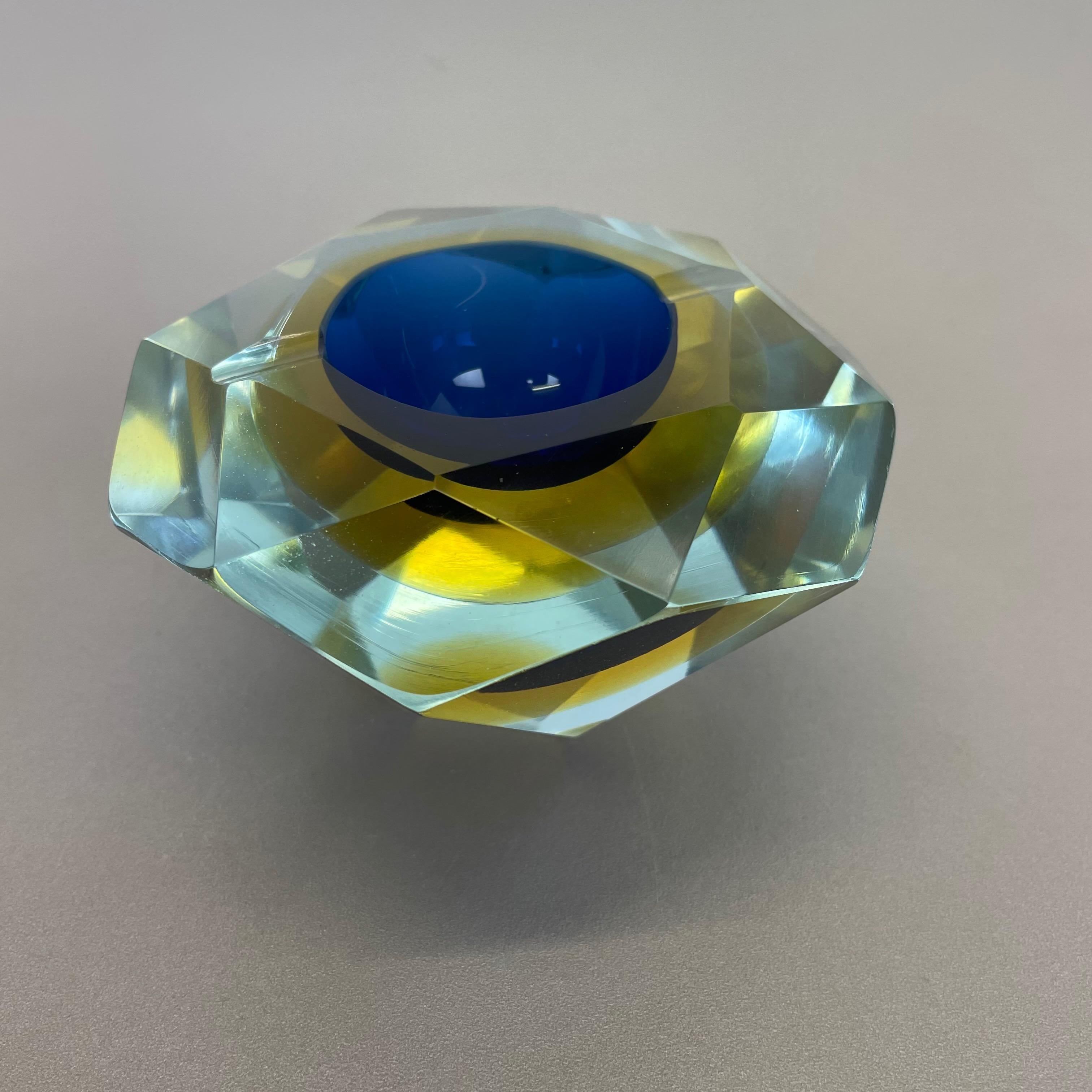 20th Century Murano Glass Faceted 