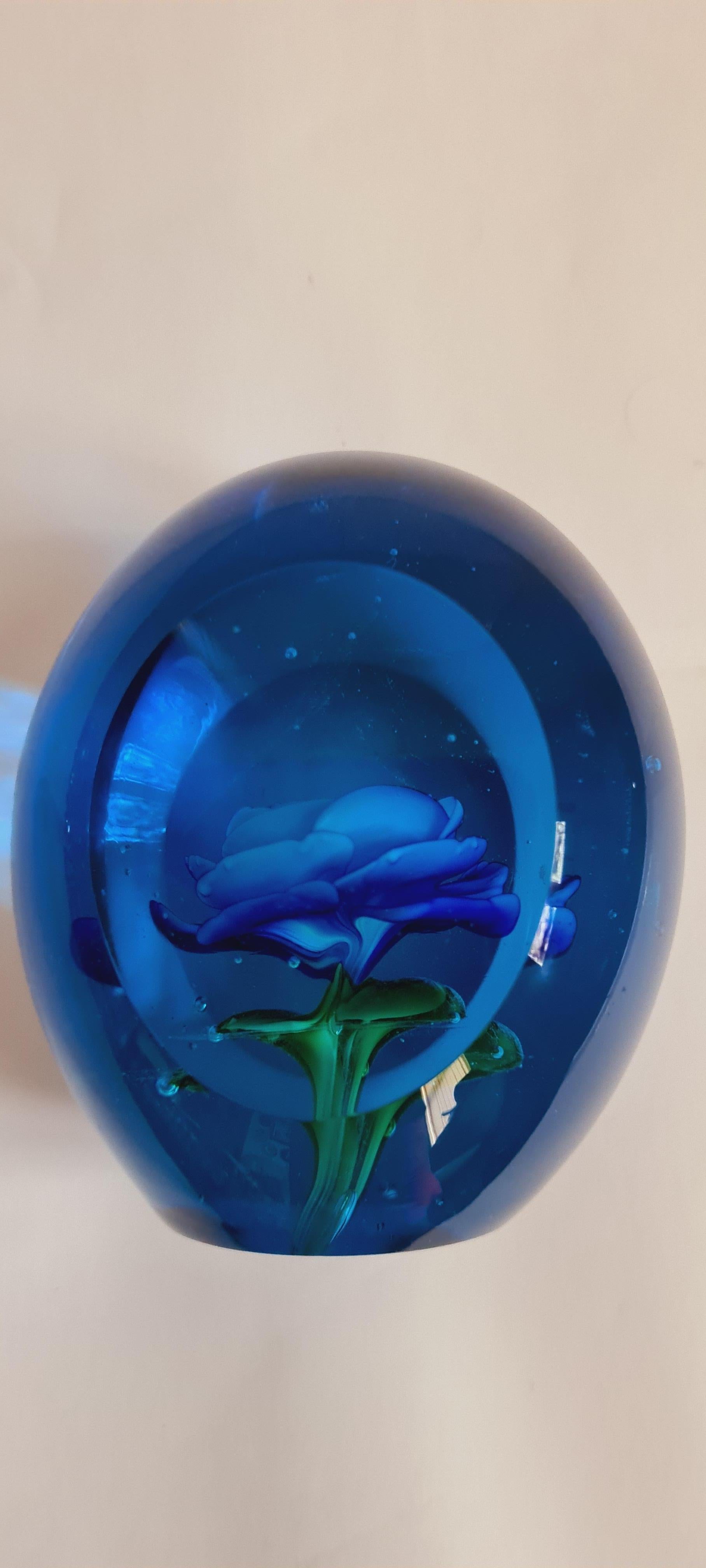 Murano Glass Faceted Paperweight, Archimede Seguso In Excellent Condition For Sale In Grantham, GB