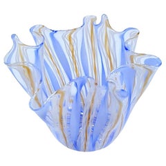 Murano Glass Fazzoletto (handkerchief) Vase by Fulvio Bianconi (suspected)