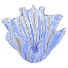 Murano Glass Fazzoletto (handkerchief) Vase by Fulvio Bianconi (suspected)