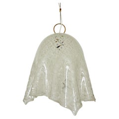 Fazzoletto Pendelleuchte aus Murano-Glas von Paolo Venini