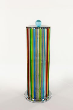 Murano Glas Fendi Stehleuchte von Giovanni Dalla Fina, 1980er Jahre