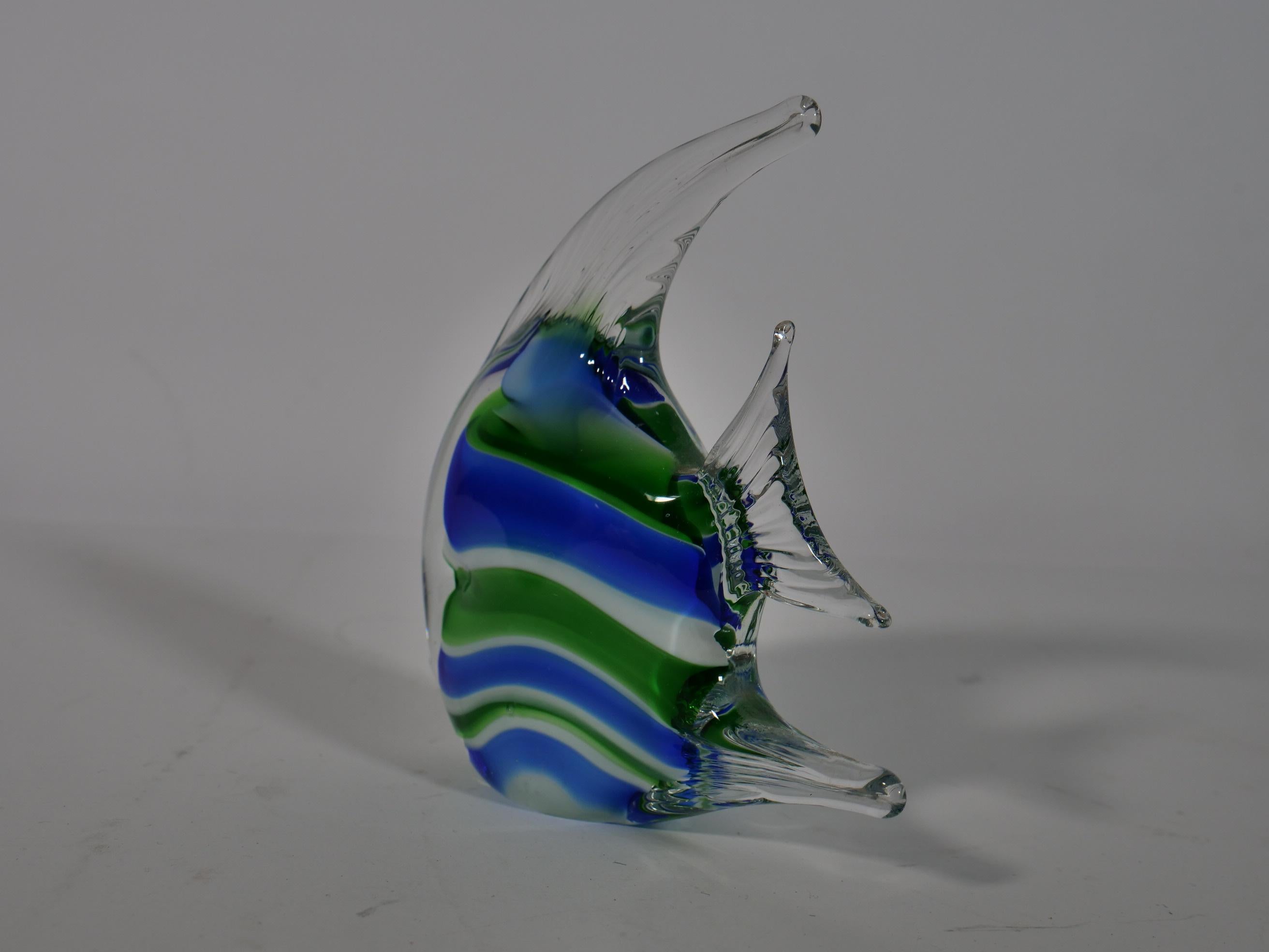 Late 20th Century Murano Glass Fisch, Italien 1970er For Sale