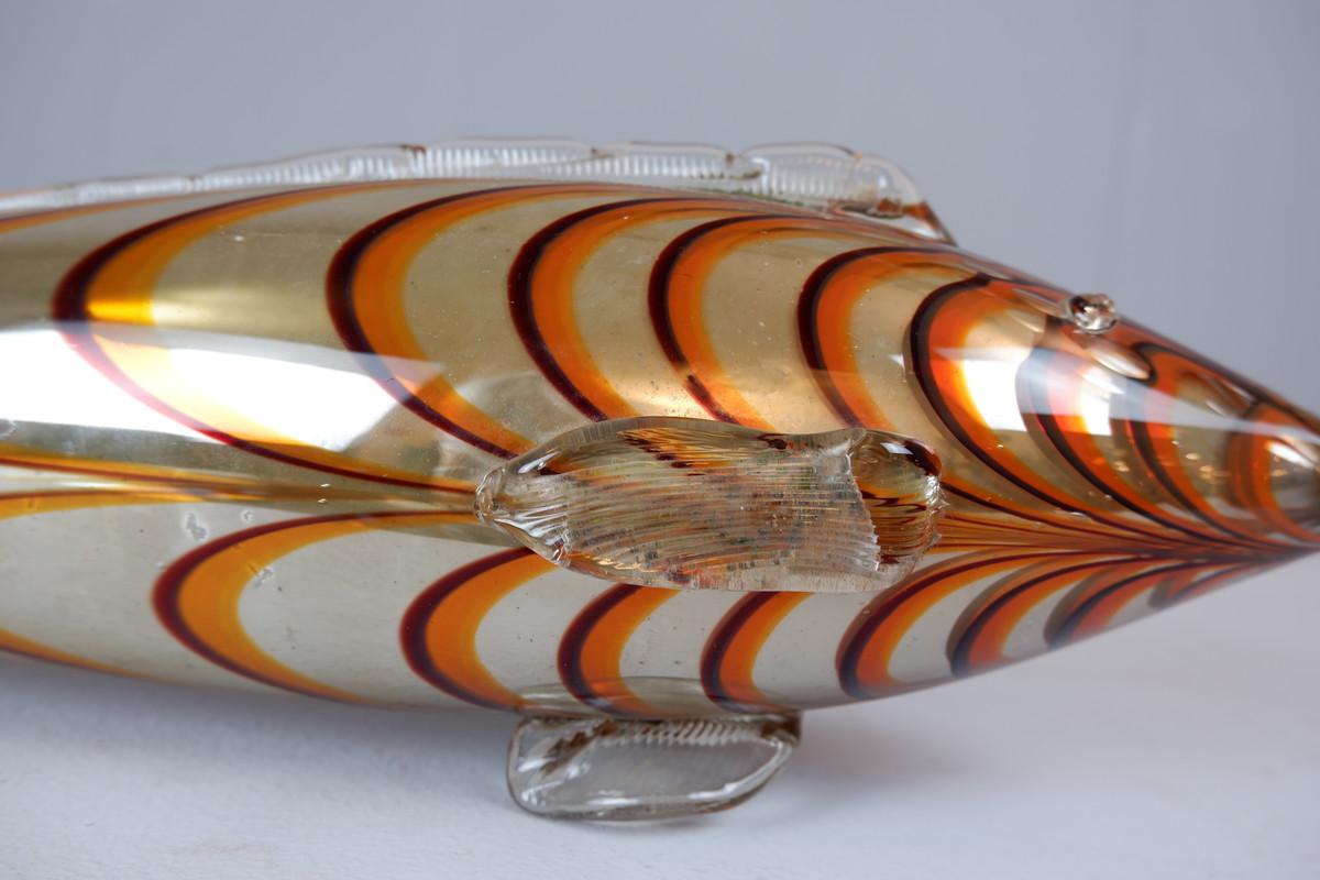 Mid-Century Modern Murano Glass Fish