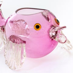 Murano Glass Fish Jardiniere, Italy, circa 1950