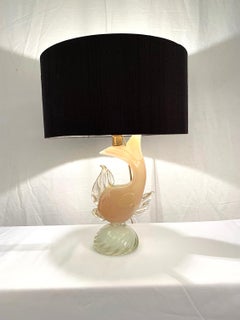 Murano Glass Fish Lamp, 1950s