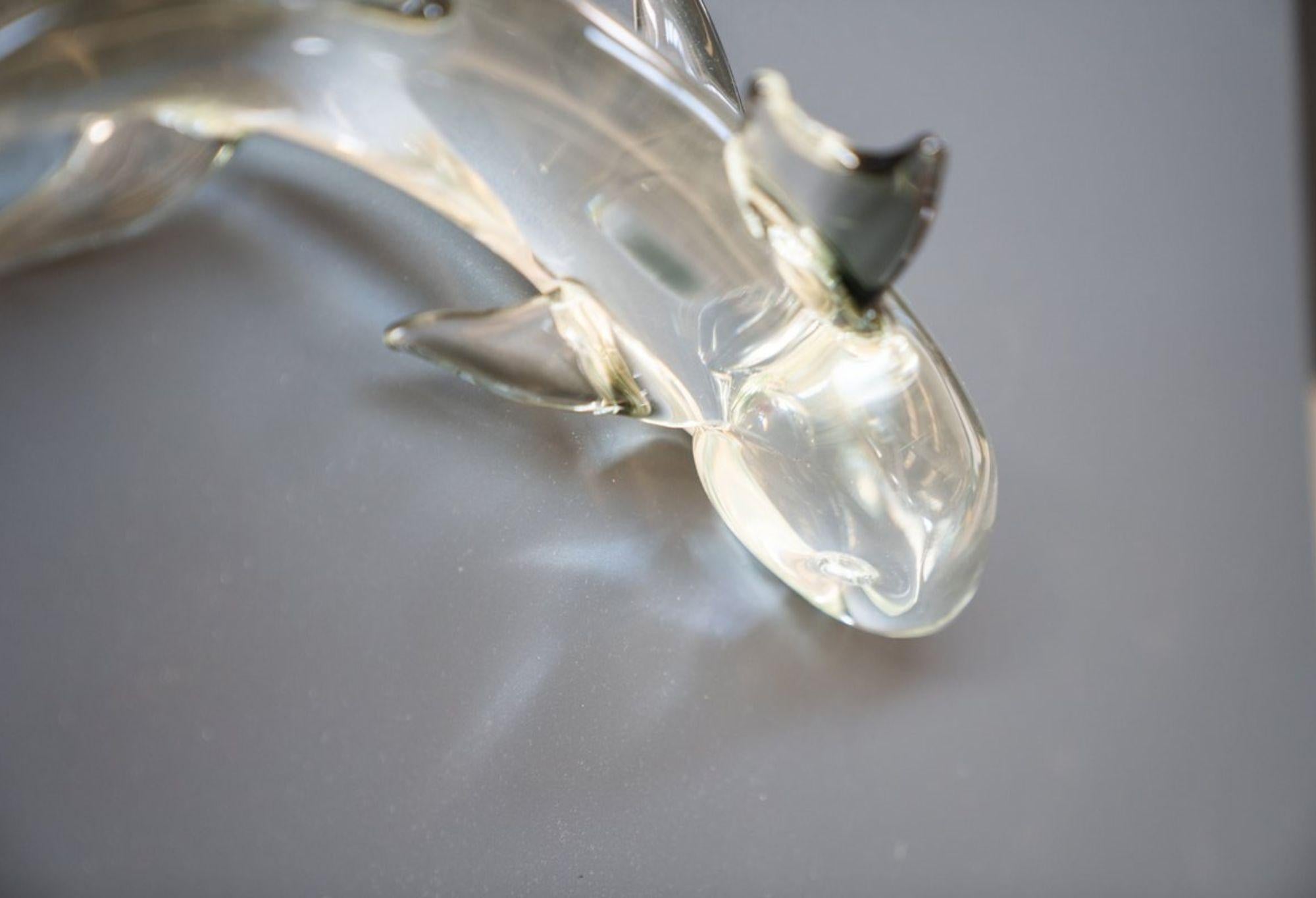 Murano Glass Fish Sculpture, 1980s – A Captivating Italian Masterpiece In condizioni buone in vendita a Manzano, IT