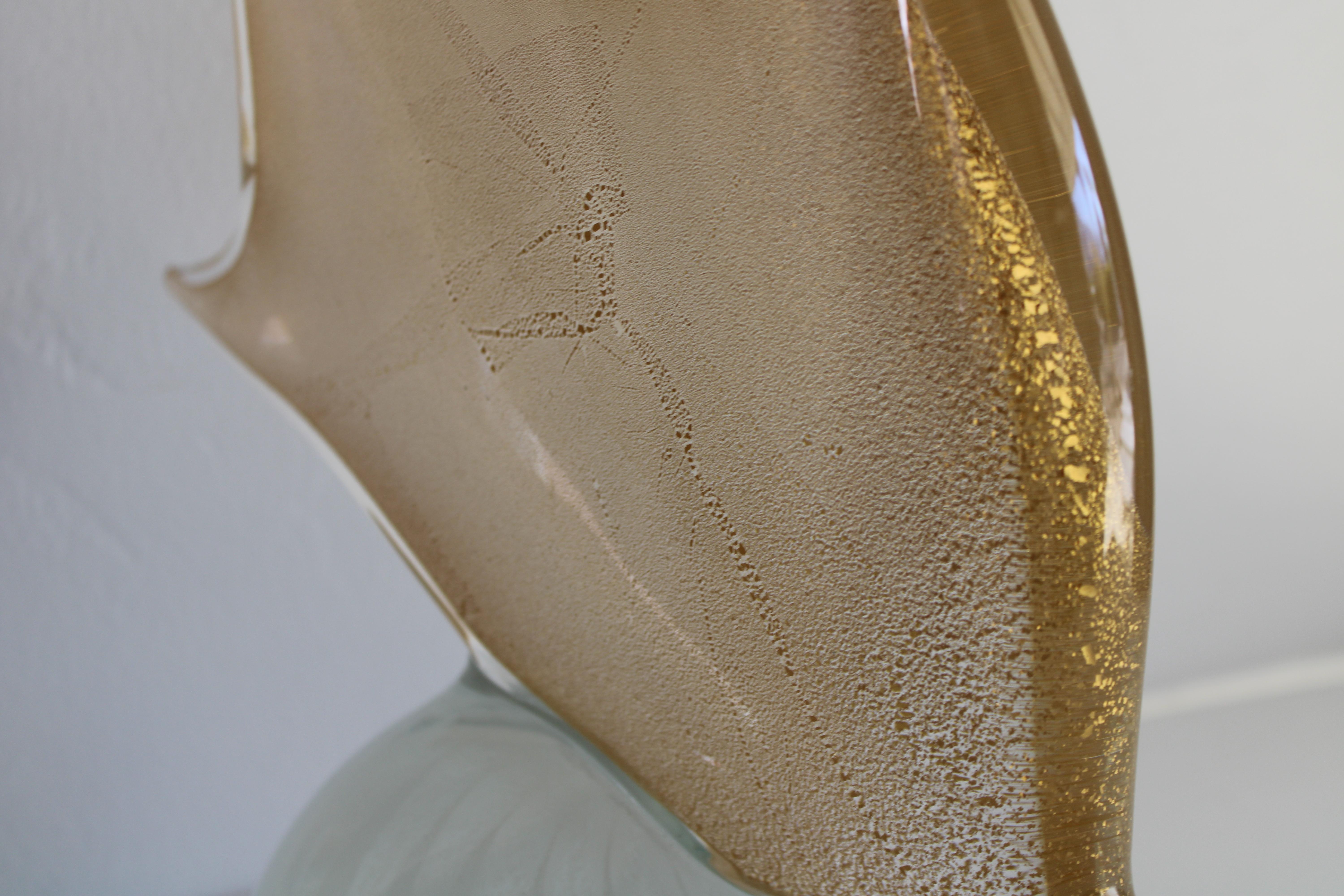 Verre de Murano Sculpture de poisson en verre de Murano par Licio Zanetti en vente