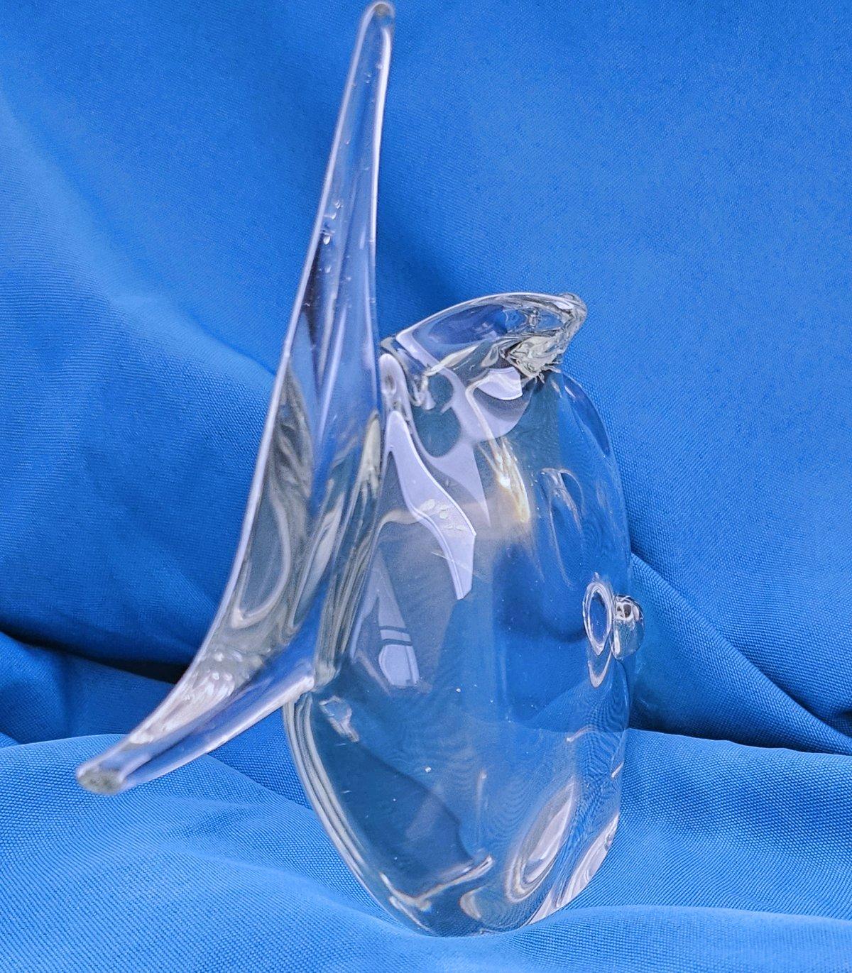 Scultura di pesce in vetro di Murano della metà del secolo scorso da 8,5 pollici, Licio Zanetti o Seguso in vendita 5