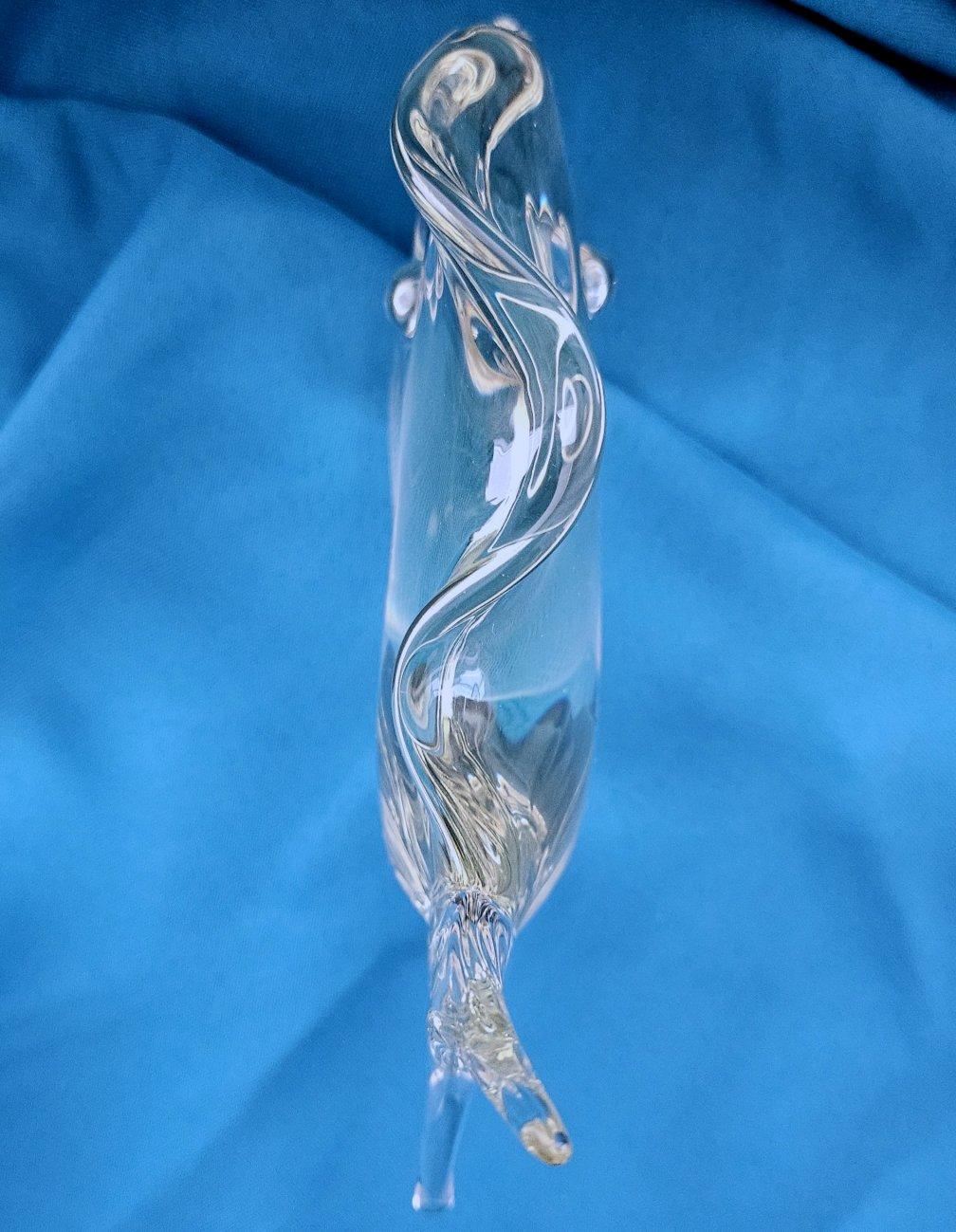 Scultura di pesce in vetro di Murano della metà del secolo scorso da 8,5 pollici, Licio Zanetti o Seguso in vendita 9