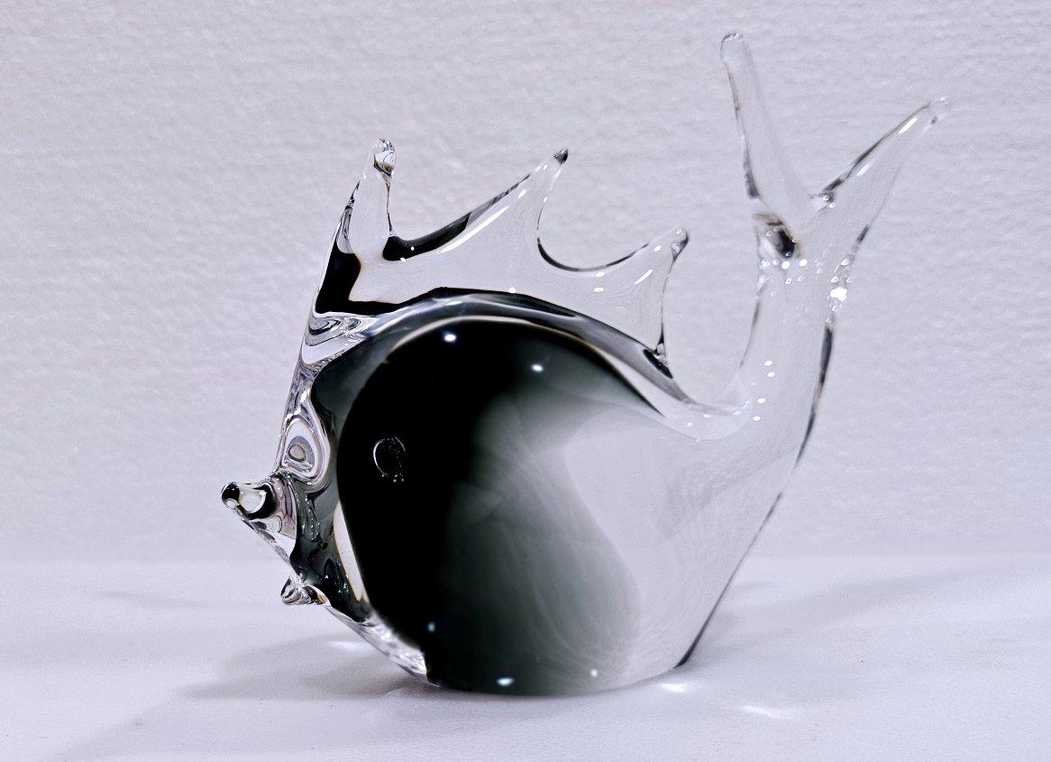Mid-Century Modern Murano Glass Fish Sculpture von V. Nason & Co - CLOSING SALE im Angebot 1