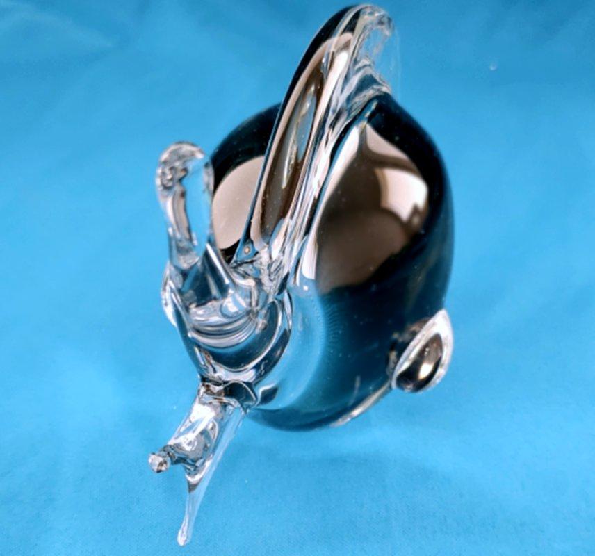 Mid-Century Modern Murano Glass Fish Sculpture by V. Nason For Sale 2