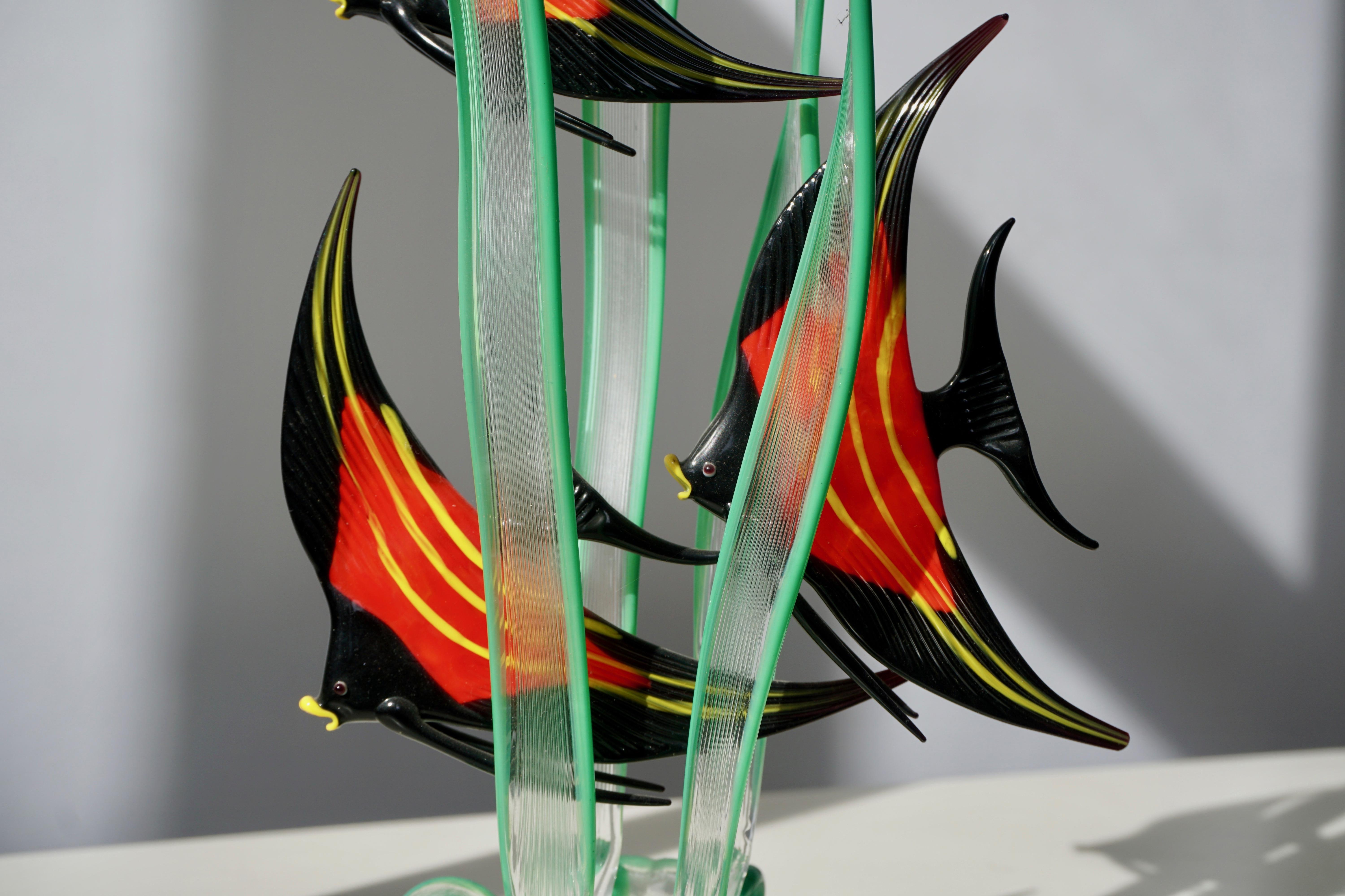 Murano Glass Fish Sculpture 5