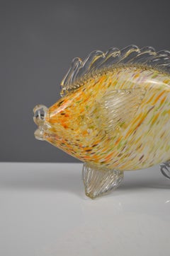 Murano Glass Fish Sculpture