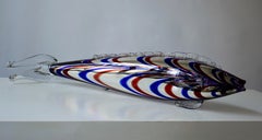 Murano Glass Fish Sculpture