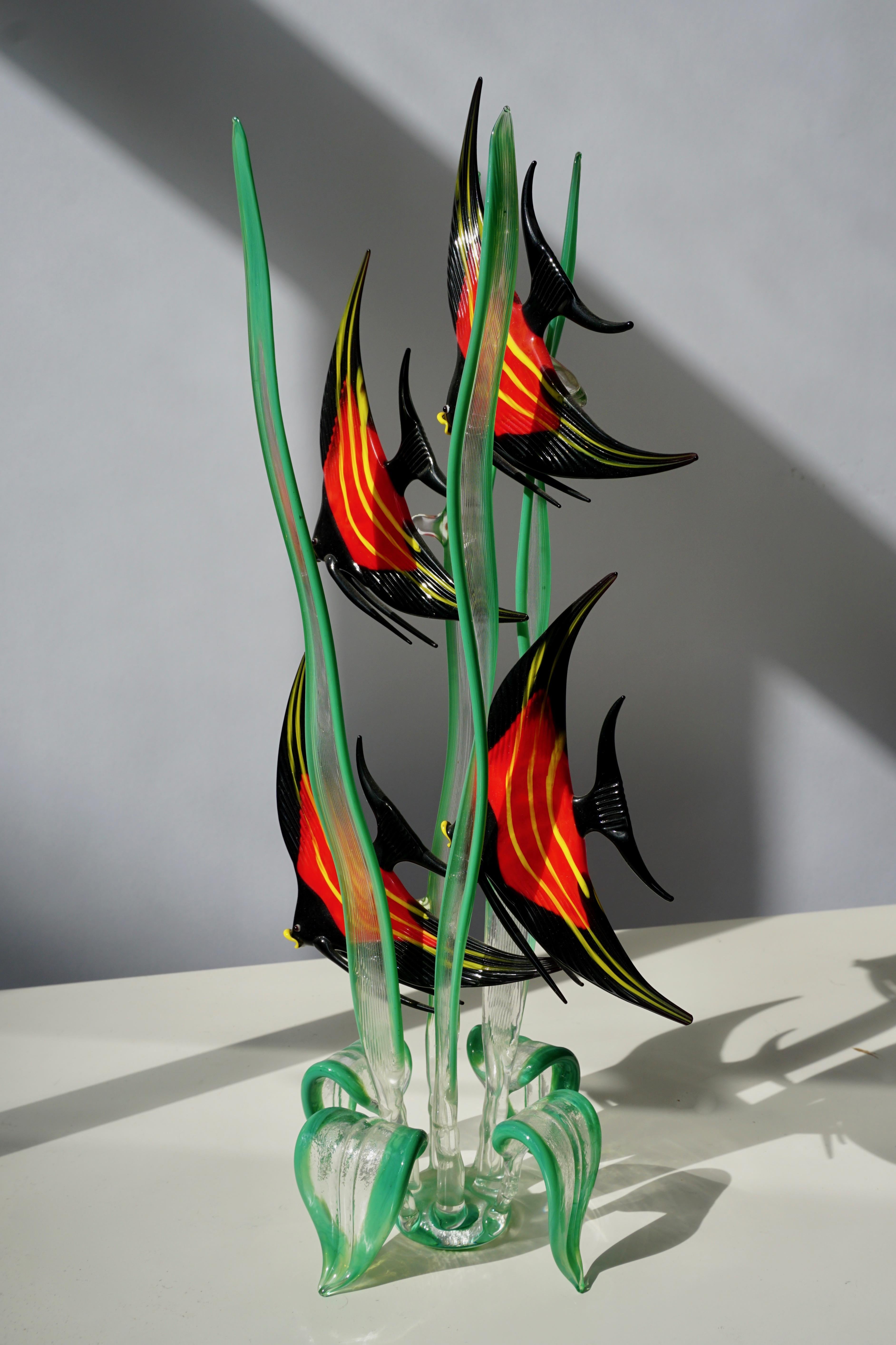 Murano Glass Fish Sculpture In Good Condition In Antwerp, BE