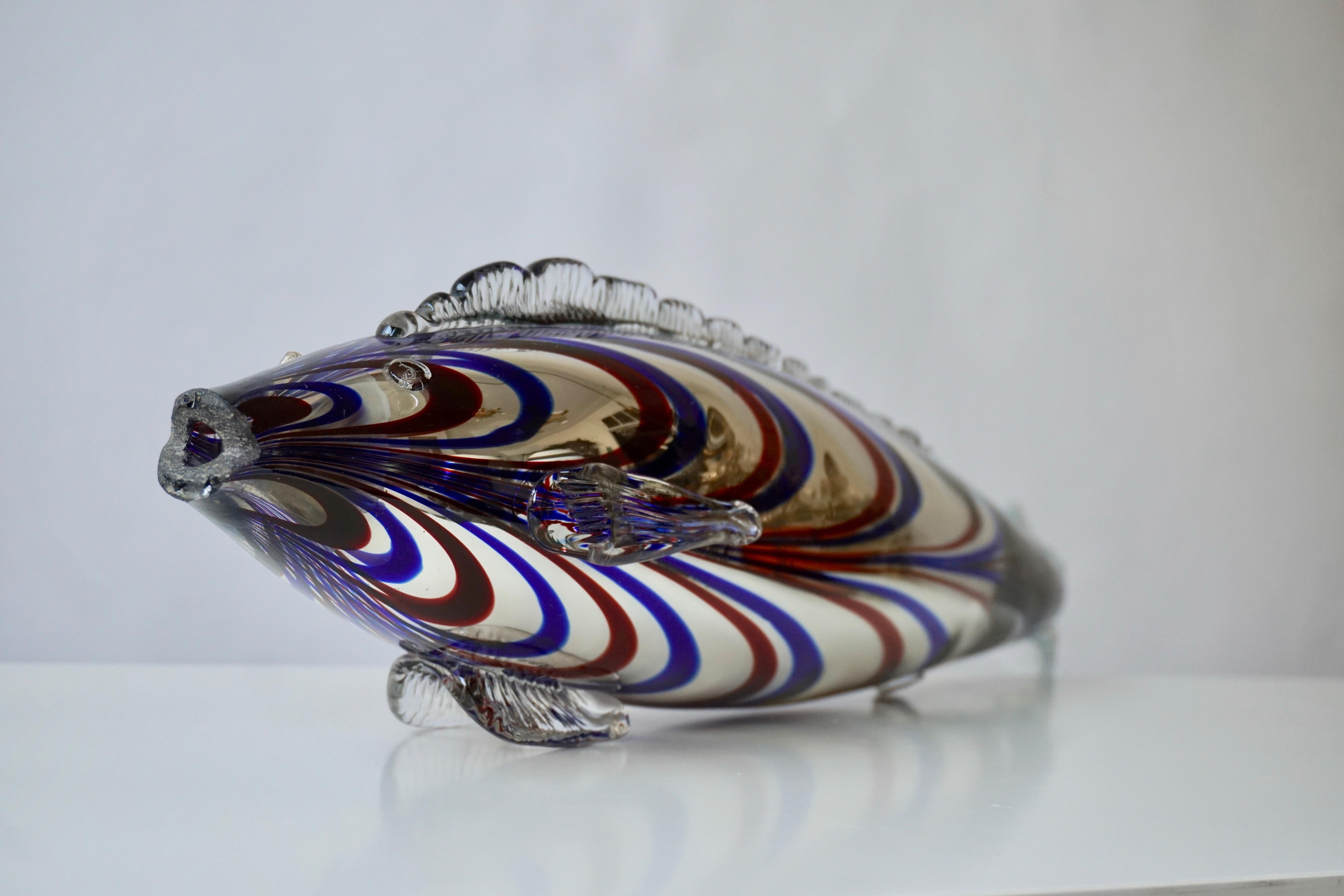 Murano Glass Fish Sculpture In Good Condition For Sale In Antwerp, BE