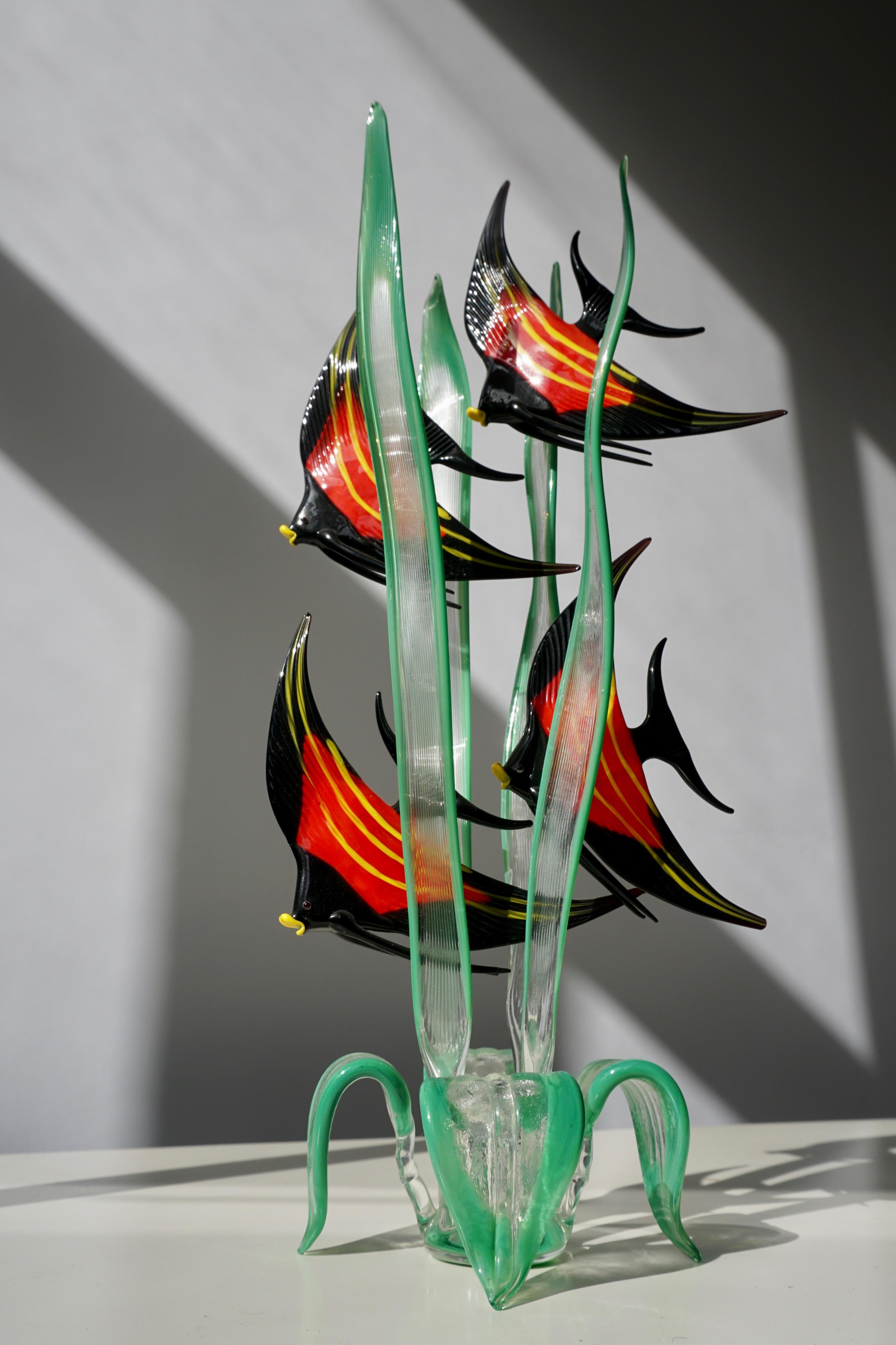 Murano Glass Fish Sculpture 3