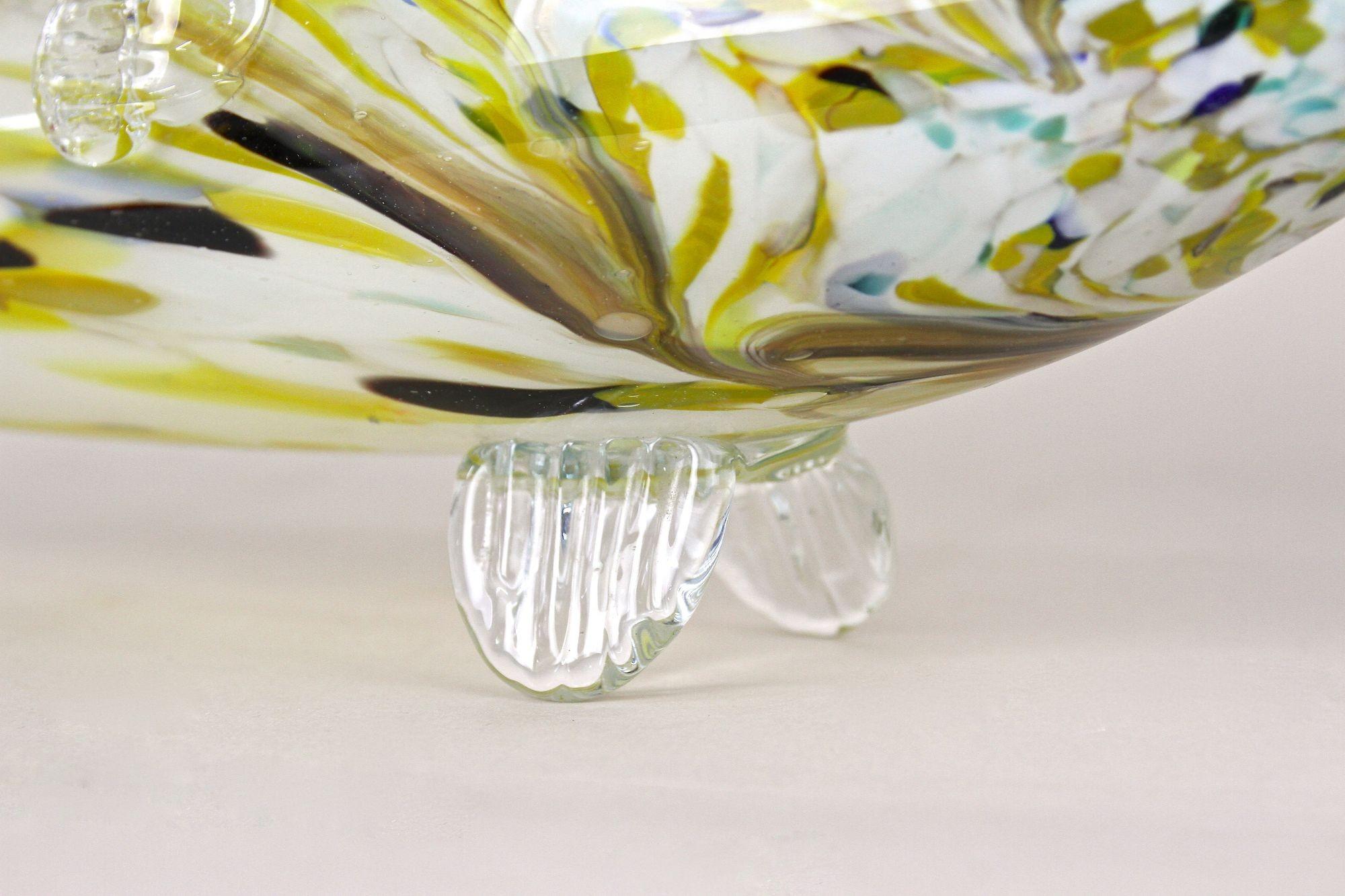 Scultura di pesce in vetro di Murano - Multicolore, metà secolo, Italia, 1950 ca. in vendita 2