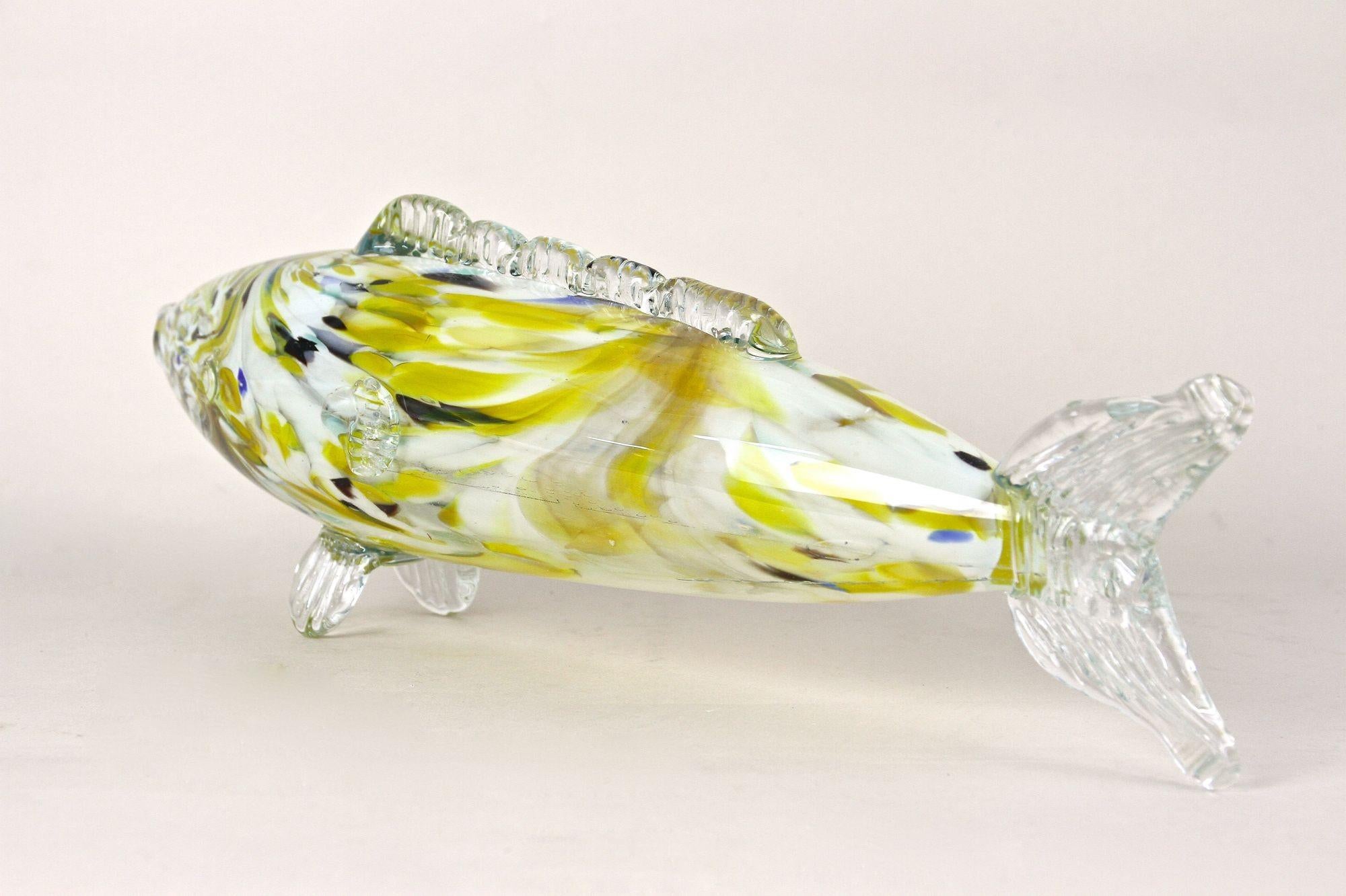 Scultura di pesce in vetro di Murano - Multicolore, metà secolo, Italia, 1950 ca. in vendita 6