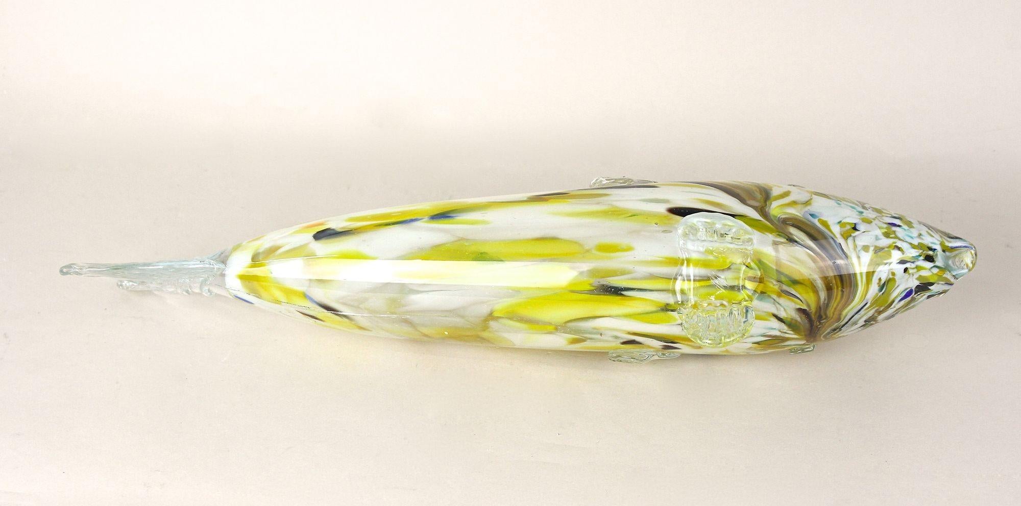 Scultura di pesce in vetro di Murano - Multicolore, metà secolo, Italia, 1950 ca. in vendita 9