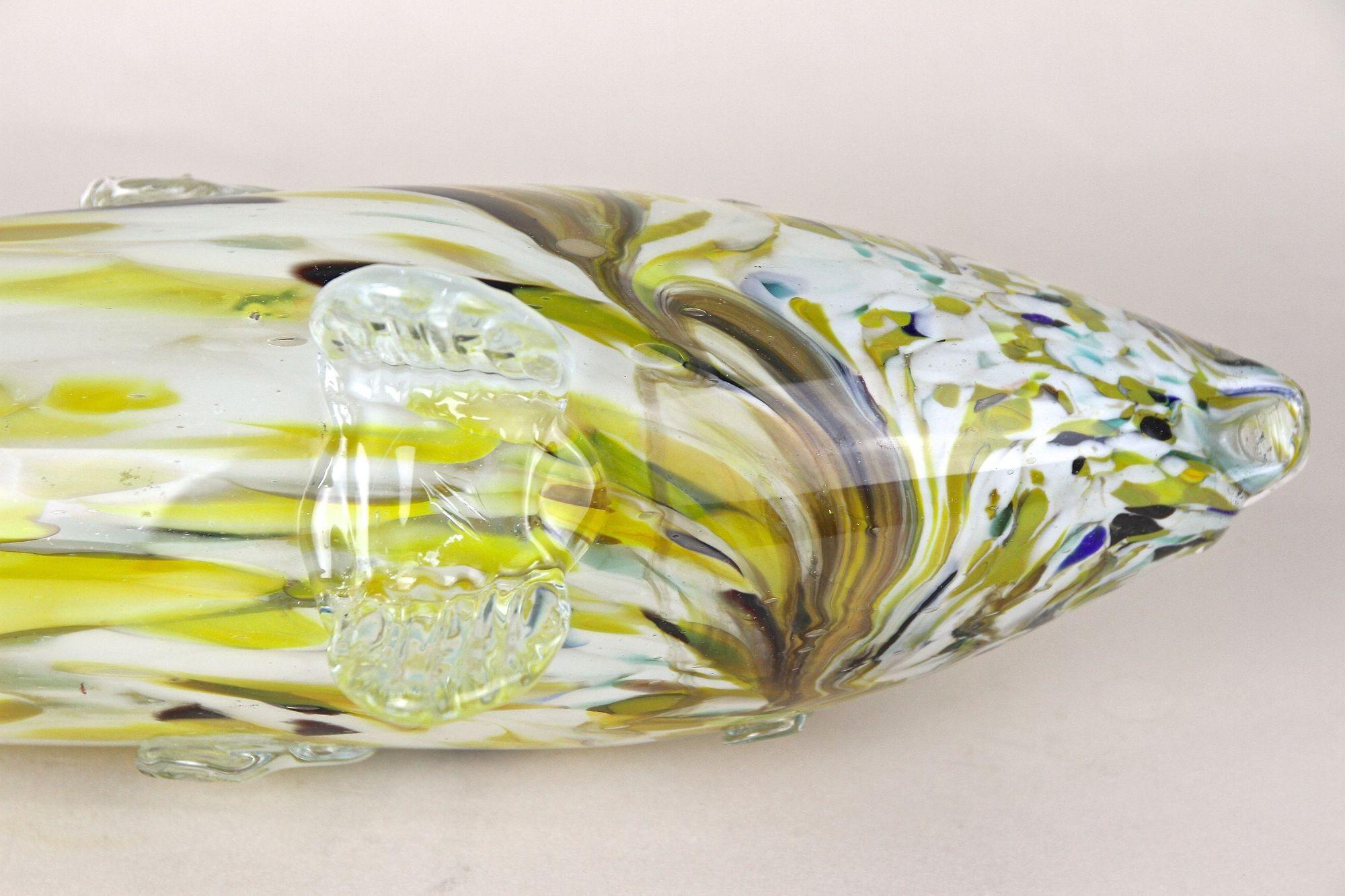 Scultura di pesce in vetro di Murano - Multicolore, metà secolo, Italia, 1950 ca. in vendita 10